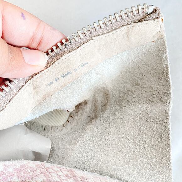 Dolce Vita Samie Snakeskin Leather Bootie 6.5 - Picture 12 of 13